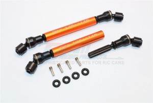 GPM MJ237SA STEEL FRONT & REAR CENTER SHAFT W/ ALUMINIUM BODY 138-148mm AXIAL SMT10 GRAVE DIGGER - MJ237SA-OR