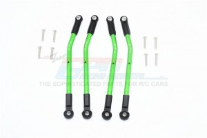 GPM VEN160A ALUMINIUM ADJUSTABLE SUSPENSION LINKS HPI RC 1/10 VENTURE TOYOTA FJ CRUISER - GREEN - VEN160A-G