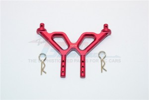 GPM MYT201F ALLOY FRONT BODY POST AND MOUNT AXIAL 1/18 YETI JR - Red - MYT201F-R