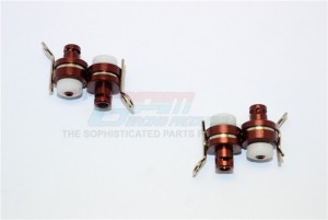 ALUMINIUM FRONT & REAR MAGNETIC BODY MOUNT AXIAL 1/18 YETI JR - MYT201FR-BR