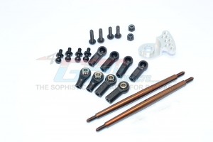 GPM DT3160STM STEERING TIE ROD WITH SERVO SAVER  P3 TAMIYA DT-03 - DT3160STM-S-BEBK