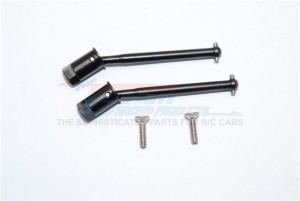 GPM MYT249SC STEEL#45 FRONT CVD SHAFT (49MM) AXIAL 1/18 YETI JR - MYT249SC-BK