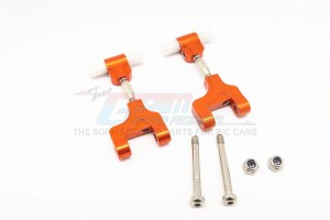 GPM TT2057 ALUMINIUM REAR ADJUSTABLE UPPER ARM  1/10 RC TAMIYA TT-02 - ORANGE - TT2057-OR