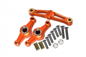 GPM TT2048B ALLOY STEERING ASSEMBLY WITH BEARING 1/10 RC TAMIYA TT-02 - TT2048B-OR