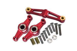 GPM TT2048B ALLOY STEERING ASSEMBLY WITH BEARING 1/10 RC TAMIYA TT-02 - RED - TT2048B-R