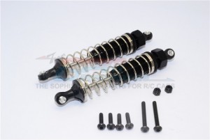 GPM TT2B095R ALLOY REAR ADJUSTABLE SPRING DAMPER 95mm TAMIYA TT02B Buggy - TT2B095R-BK-S-BEBK