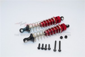 GPM TT2B095R ALLOY REAR ADJUSTABLE SPRING DAMPER 95mm TAMIYA TT02B Buggy - TT2B095R-R-S-BEBK