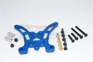 GPM TT2B030 ALLOY REAR DAMPER PLATE TAMIYA TT02B Buggy - TT2B030-B