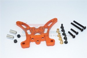 GPM TT2B030 ALLOY REAR DAMPER PLATE TAMIYA TT02B Buggy - TT2B030-OR
