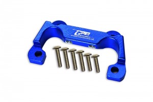 GPM LU4330FM ALUMINIUM FRONT BUMPER MOUNT TEAM LOSI 1/10 4WD LASERNUT TENACITY ULTRA 4 ROCK TACER LOS03028 - BLUE - LU4330FM-B