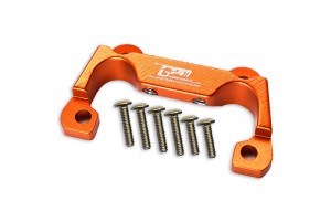 GPM LU4330FM ALUMINIUM FRONT BUMPER MOUNT TEAM LOSI 1/10 4WD LASERNUT TENACITY ULTRA 4 ROCK TACER LOS03028 - ORANGE - LU4330FM-OR