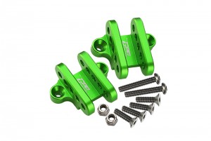 GPM LMT030F/R ALUMINUM FRONT / REAR LOWER SHOCK MOUNT LOSI 1/8 LMT 4WD SOLID AXLE MONSTER TRUCK LOS04022 - GREEN - LMT030F/R-G