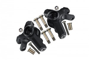 GPM LMT021 ALUMINUM FRONT KNUCKLE ARM LOSI 1/8 LMT 4WD SOLID AXLE MONSTER TRUCK LOS04022 - BLACK - LMT021-BK