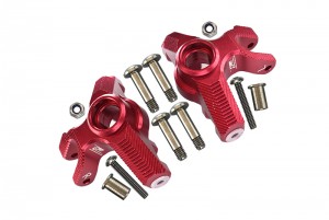 GPM LMT021 ALUMINUM FRONT KNUCKLE ARM LOSI 1/8 LMT 4WD SOLID AXLE MONSTER TRUCK LOS04022 - RED - LMT021-R