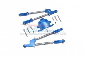 GPM MAKX049R ALUMINUM REAR TIE RODS WITH STABILIZER ARRMA RC 1/5 KRATON / OUTCAST 8S - BLUE - MAKX049R-B