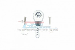 GPM TRX4023TA/4H ALUMINUM 23T SERVO HORN W. BUILT-IN SPRING 4 POSITIONING HOLES 1/10 RC TRAXXAS TRX-4 - GUN SILVER - TRX4023TA/4H-GS