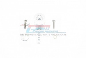 GPM TRX4023TA/4H ALUMINUM 23T SERVO HORN W. BUILT-IN SPRING 4 POSITIONING HOLES 1/10 RC TRAXXAS TRX-4 - SILVER - TRX4023TA/4H-S