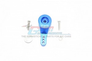 GPM TRX4023TA/3H ALUMINUM 23T SERVO HORN W. BUILT-IN SPRING (3 POSITIONING HOLES) 1/10 RC TRAXXAS TRX-4 - BLUE - TRX4023TA/3H-B