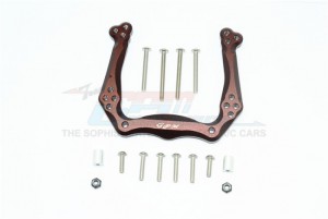 GPM SLA2W028 ALUMINUM ADJUSTABLE FRONT DAMPER MOUNT TRAXXAS 1/10 SLASH PRO 2WD - BROWN - SLA2W028-BR