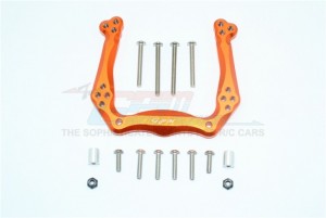 GPM SLA2W028 ALUMINUM ADJUSTABLE FRONT DAMPER MOUNT TRAXXAS 1/10 SLASH PRO 2WD - ORANGE - SLA2W028-OR