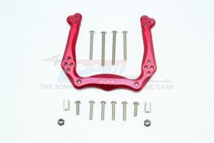 GPM SLA2W028 ALUMINUM ADJUSTABLE FRONT DAMPER MOUNT TRAXXAS 1/10 SLASH PRO 2WD - RED - SLA2W028-R