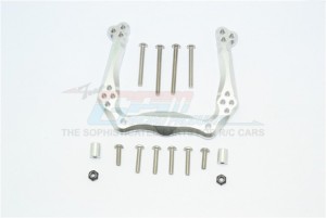 GPM SLA2W028 ALUMINUM ADJUSTABLE FRONT DAMPER MOUNT TRAXXAS 1/10 SLASH PRO 2WD - SILVER - SLA2W028-S
