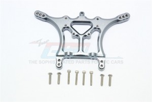 GPM SLA2W030 ALUMINUM ADJUSTABLE REAR DAMPER MOUNT TRAXXAS 1/10 SLASH PRO 2WD SHORT COURSE TRUCK 58034-2 - GUN SILVER - SLA2W030-GS