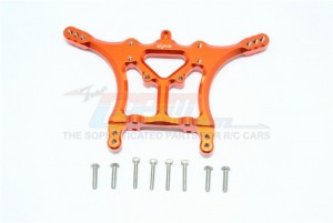 GPM SLA2W030 ALUMINUM ADJUSTABLE REAR DAMPER MOUNT TRAXXAS 1/10 SLASH PRO 2WD SHORT COURSE TRUCK 58034-2 - ORANGE - SLA2W030-OR