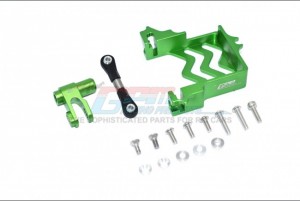 GPM TXM024 ALUMINUM SERVO MOUNT STEEL TIE ROD 25T SERVO HORN TRAXXS 1/5 X-MAXX 6S 8S MONSTER - GREEN - TXM024-G