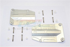 GPM TXM332 ALUMINIUM CENTRE SKID PLATE TRAXXS 1/5 X-MAXX 6S 8S MONSTER - SILVER - TXM332-S