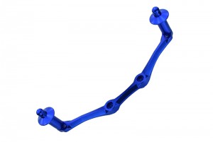 GPM SLA201F/RN ALLOY BODY POSTS MOUNT WITH POSTS 1/10 RC TRAXXAS SLASH 4X4 / STAMPEDE 4X4 - BLUE - SLA201F/RN-B