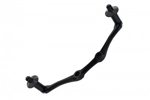 GPM SLA201F/RN ALLOY BODY POSTS MOUNT WITH POSTS 1/10 RC TRAXXAS SLASH 4X4 / STAMPEDE 4X4 - SLA201F/RN-BK