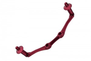 GPM SLA201F/RN ALLOY BODY POSTS MOUNT WITH POSTS 1/10 RC TRAXXAS SLASH 4X4 / STAMPEDE 4X4 - RED - SLA201F/RN-R