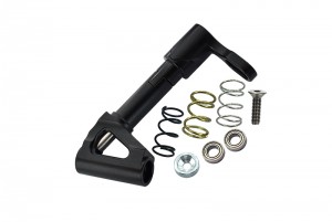 GPM KM048SP ALUMINIUM STEERING POST WITH SPRINGS  & BEARINGS 1/8 RC KYOSHO MOTORCYCLE BIKE - KM048SP-BK