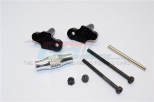 GPM KM013 ALUMINIUM FRONT CHASSIS HOLDER 1/8 RC KYOSHO MOTORCYCLE BIKE - BLACK - KM013-BK