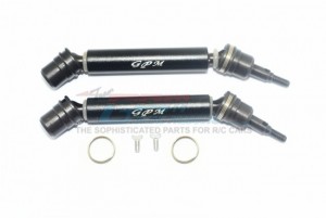 GPM MAG108FRS ALUMINIUM FRONT / REAR CVD DRIVE SHAFT ARRMA 1/10 GRANITE / SENTON 4X4 - BLACK - MAG108FRS-BK