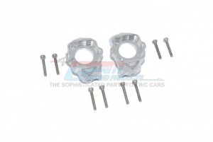 GPM LMT019 ALUMINUM FRONT C-HUBS TEAM LOSI RC 1/8 LMT 4WD SOLID AXLE MONSTER TRUCK LOS04022 - SIVLER - LMT019-S