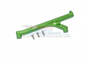 GPM LU4016F ALUMINUM FRONT CHASSIS BRACE LOSI 1/10 4WD LASERNUT TENACITY ULTRA 4 ROCK TACER LOS03028 - GREEN - LU4016F-G