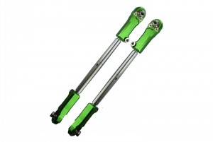 GPM MAKX162S ALUMINUM STAINLESS STEEL ADJUSTABLE FRONT STEERING TIE ROD ARRMA 1/5 4WD KRATON 8S BLX MONSTER TRUCK - GREEN - MAKX162S-G