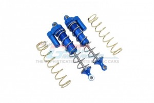 GPM MAKX177F/L ALUMINUM FRONT L-SHAPE PIGGY BACK SPRING DAMPERS 177mm ARRMA 1/5 4WD KRATON / OUTCAST 8S BLX MONSTER TRUCK ARA110002T1/T2 - BLUE - MAKX177F/L-B-S