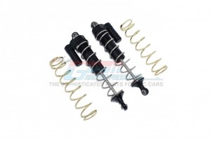 GPM MAKX177F/L ALUMINUM FRONT L-SHAPE PIGGY BACK SPRING DAMPERS 177mm ARRMA 1/5 4WD KRATON / OUTCAST 8S BLX MONSTER TRUCK ARA110002T1/T2 - BLACK - MAKX177F/L-BK-S