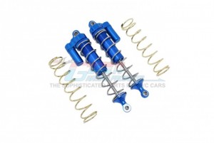 GPM MAKX187R/L ALUMINUM REAR L-SHAPE PIGGY BACK SPRING DAMPERS 187mm ARRMA 1/5 4WD KRATON / OUTCAST 8S BLX MONSTER TRUCK ARA110002T1/T2 - BLUE - MAKX187R/L-B-S