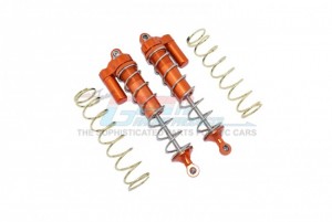 GPM MAKX187R/L ALUMINUM REAR L-SHAPE PIGGY BACK SPRING DAMPERS 187mm ARRMA 1/5 4WD KRATON / OUTCAST 8S BLX MONSTER TRUCK ARA110002T1/T2 - ORANGE - MAKX187R/L-OR-S
