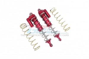 GPM MAKX187R/L ALUMINUM REAR L-SHAPE PIGGY BACK SPRING DAMPERS 187mm ARRMA 1/5 4WD KRATON / OUTCAST 8S BLX MONSTER TRUCK ARA110002T1/T2 - RED - MAKX187R/L-R-S