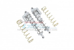 GPM MAKX187R/L ALUMINUM REAR L-SHAPE PIGGY BACK SPRING DAMPERS 187mm ARRMA 1/5 4WD KRATON / OUTCAST 8S BLX MONSTER TRUCK ARA110002T1/T2 - SILVER - MAKX187R/L-S-S