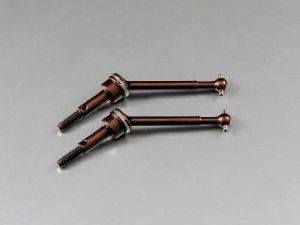 GPM XV1240FST SPRING STEEL FRONT CVD SWING SHAFT For TAMIYA XV-01 - XV1240FST-OC