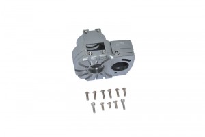 GPM LU4038 ALUMINUM CENTER GEARBOX LOSI  1/10 4WD LASERNUT TENACITY ULTRA 4 ROCK TACER LOS03028 - GUN SILVER - LU4038-GS