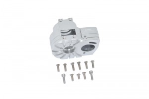GPM LU4038 ALUMINUM CENTER GEARBOX LOSI  1/10 4WD LASERNUT TENACITY ULTRA 4 ROCK TACER LOS03028 - SILVER - LU4038-S