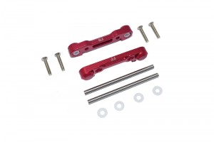 GPM LU4008 ALUMINUM FRONT LOWER SUSPENSION MOUNT  LOSI 1/10 4WD LASERNUT TENACITY ULTRA 4 ROCK TACER LOS03028 - RED - LU4008-R