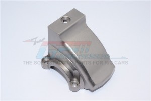 GPM TXM012A ALUMINIUM FRONT/REAR GEARBOX COVER FOR 6S TRAXXAS XMAXX 6S - Gun silver - TXM012A-GS